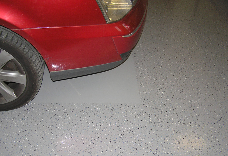 Podlaha s epoxidovou povrchovou úpravou